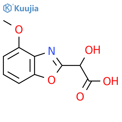 2-(Carboxy(hydroxy)methyl)-4-methoxybenzo[d]oxazole structure