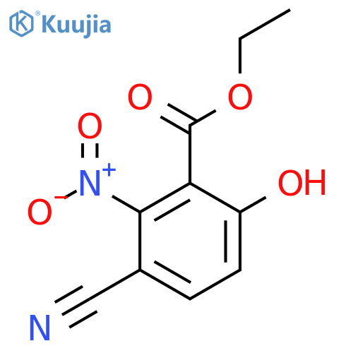 Ethyl 3-cyano-6-hydroxy-2-nitrobenzoate structure