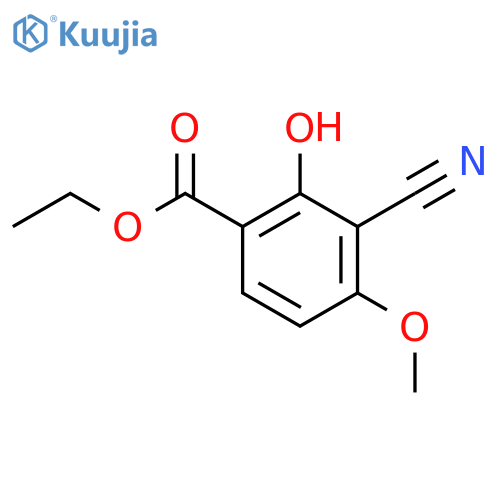 Ethyl 3-cyano-2-hydroxy-4-methoxybenzoate structure