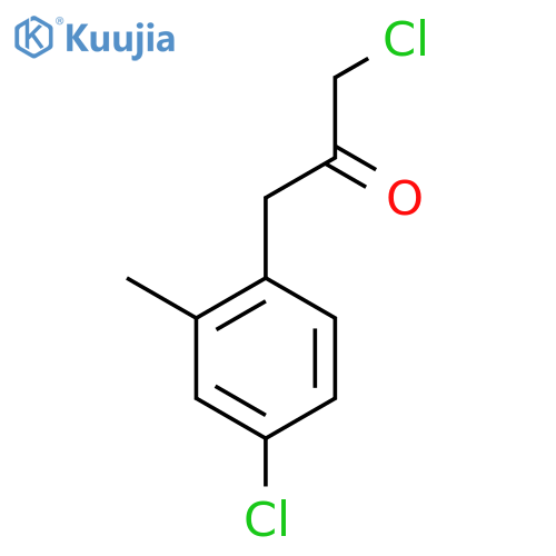 1-Chloro-3-(4-chloro-2-methylphenyl)propan-2-one structure