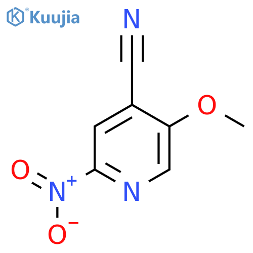 5-Methoxy-2-nitroisonicotinonitrile structure