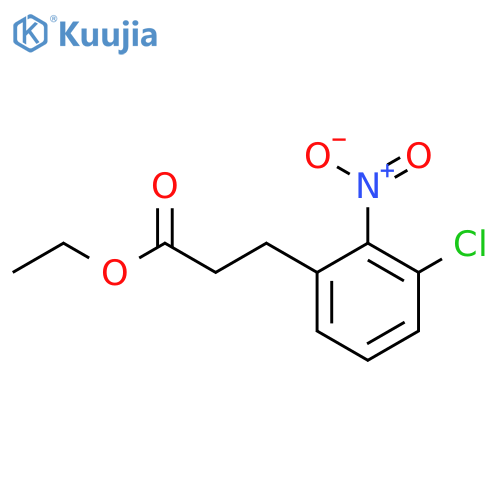 Ethyl 3-(3-Chloro-2-nitrophenyl)propanoate structure