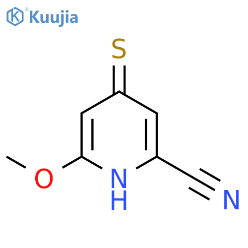 4-Mercapto-6-methoxypicolinonitrile structure