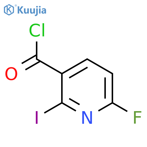 6-Fluoro-2-iodopyridine-3-carbonyl chloride structure