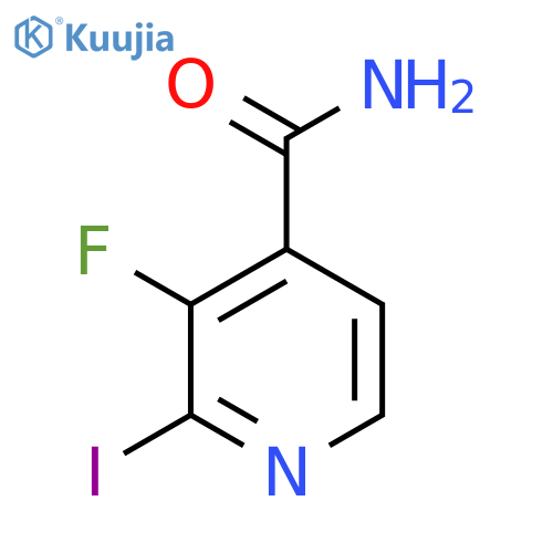 3-Fluoro-2-iodoisonicotinamide structure