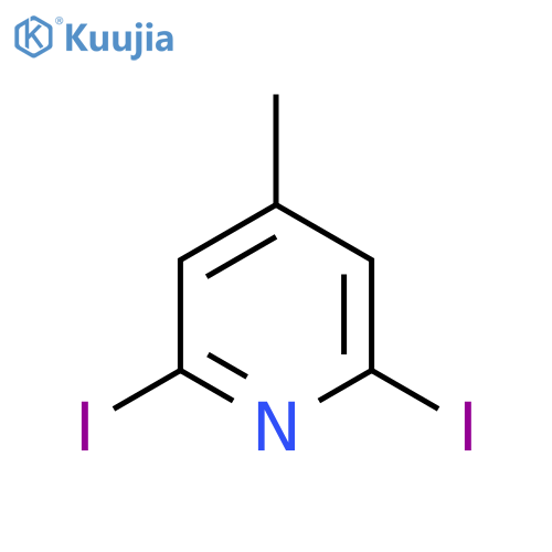 2,6-Diiodo-4-methylpyridine structure