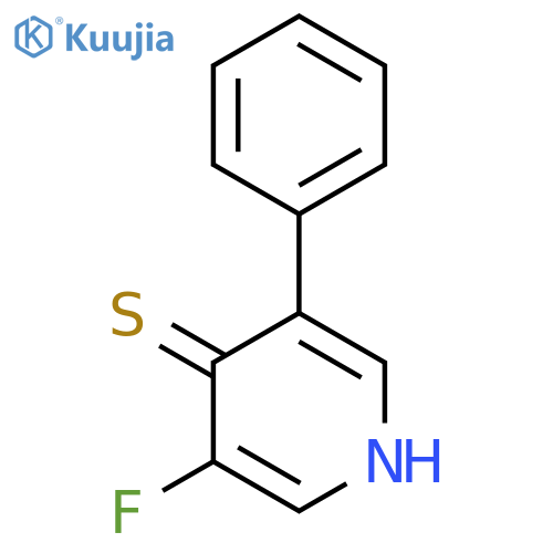 3-Fluoro-4-mercapto-5-phenylpyridine structure
