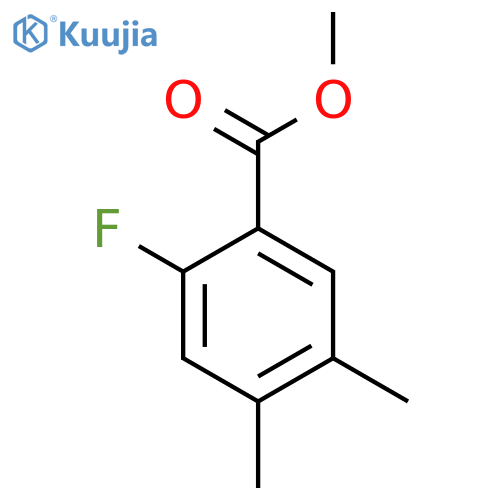Methyl 4,5-dimethyl-2-fluorobenzoate structure