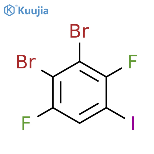 1,2-Dibromo-3,6-difluoro-4-iodobenzene structure