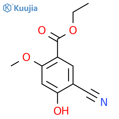 Ethyl 5-cyano-4-hydroxy-2-methoxybenzoate structure