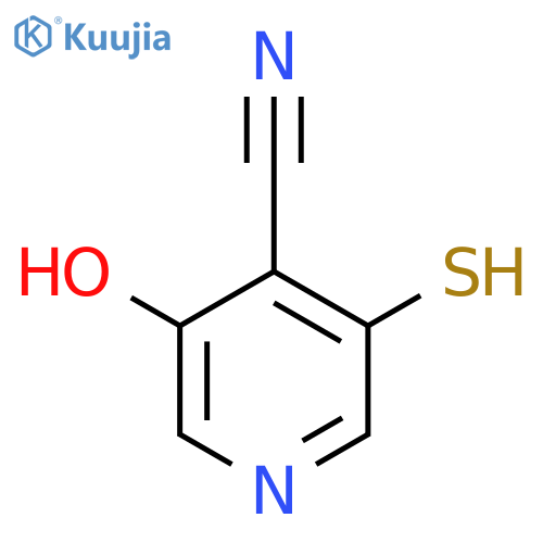 3-Hydroxy-5-mercaptoisonicotinonitrile structure