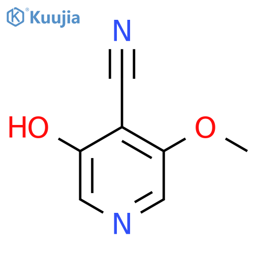 3-Hydroxy-5-methoxyisonicotinonitrile structure