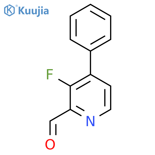 3-Fluoro-4-phenylpicolinaldehyde structure