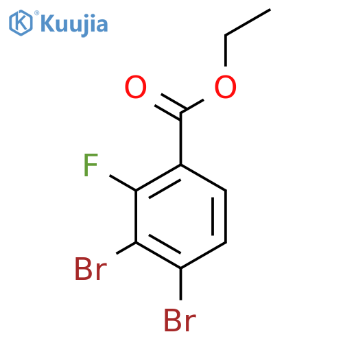 Ethyl 3,4-dibromo-2-fluorobenzoate structure