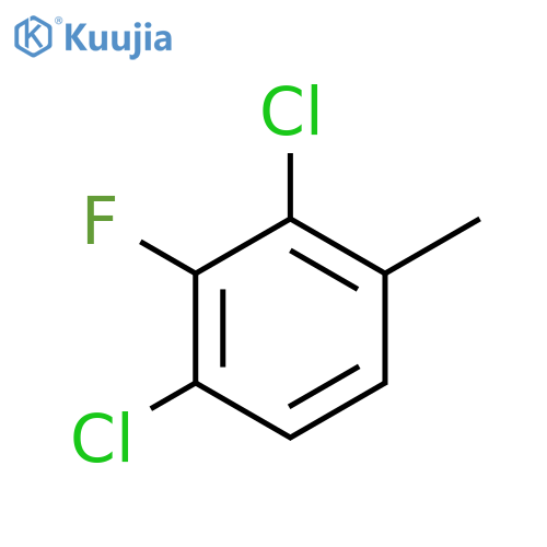 2,4-Dichloro-3-fluorotoluene structure