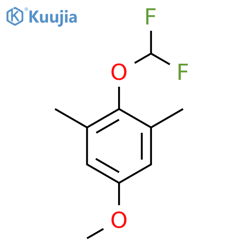 4-Difluoromethoxy-3,5-dimethylanisole structure