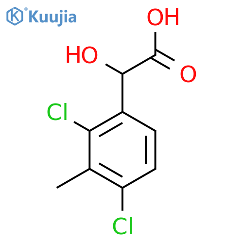 2,4-Dichloro-3-methylmandelic acid structure
