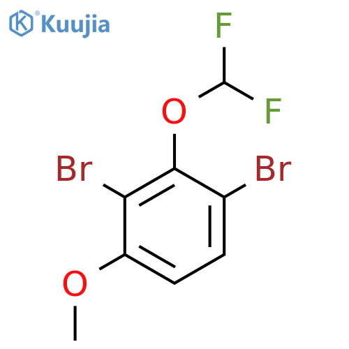 2,4-Dibromo-3-(difluoromethoxy)anisole structure