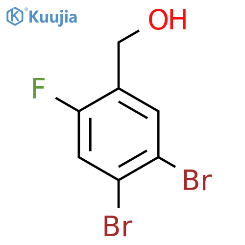 4,5-Dibromo-2-fluorobenzyl alcohol structure
