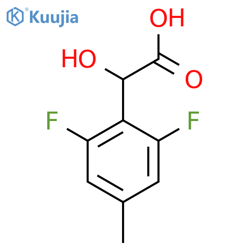 2,6-Difluoro-4-methylmandelic acid structure