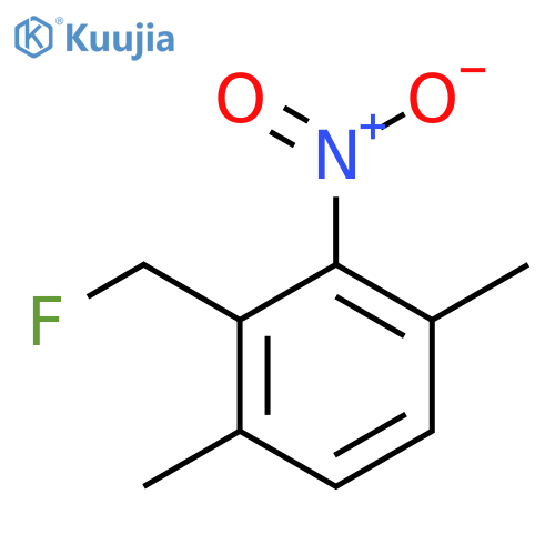 1,4-Dimethyl-2-fluoromethyl-3-nitrobenzene structure