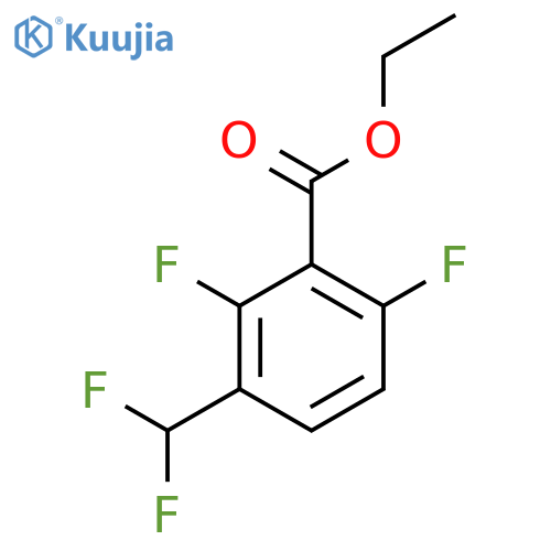 Ethyl 2,6-difluoro-3-(difluoromethyl)benzoate structure