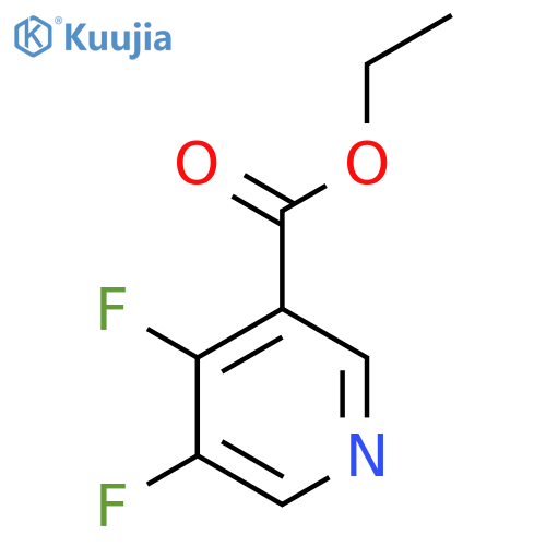Ethyl 4,5-difluoronicotinate structure