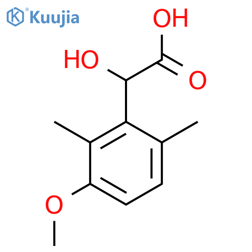 2,6-Dimethyl-3-methoxymandelic acid structure