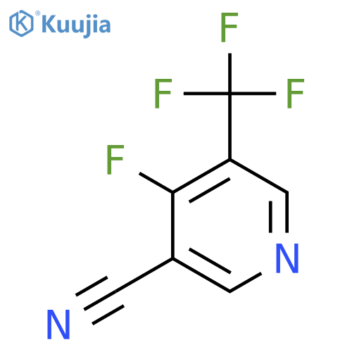 4-Fluoro-5-(trifluoromethyl)nicotinonitrile structure