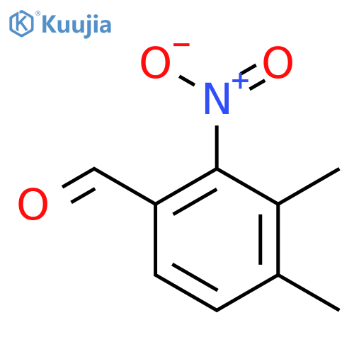 3,4-Dimethyl-2-nitrobenzaldehyde structure