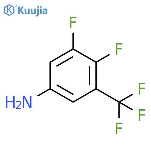 3,4-Difluoro-5-(trifluoromethyl)aniline structure