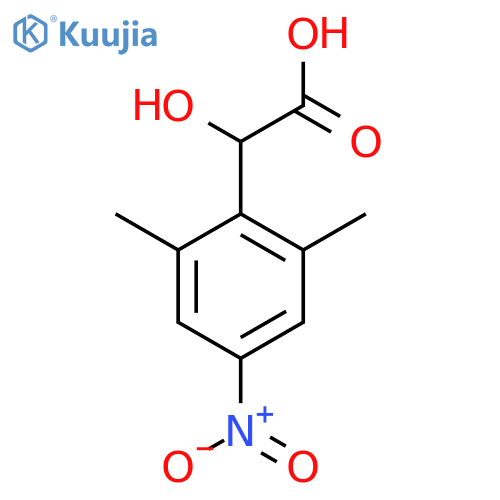 2,6-Dimethyl-4-nitromandelic acid structure