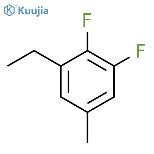3,4-Difluoro-5-ethyltoluene structure