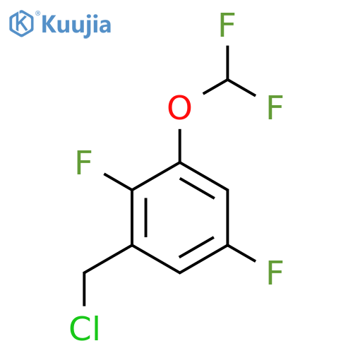 2,5-Difluoro-3-(difluoromethoxy)benzyl chloride structure