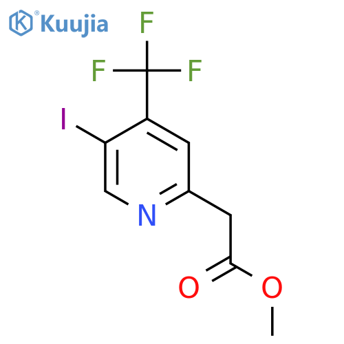 Methyl 5-iodo-4-(trifluoromethyl)pyridine-2-acetate structure