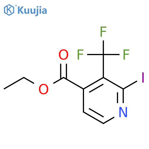 Ethyl 2-iodo-3-(trifluoromethyl)isonicotinate structure