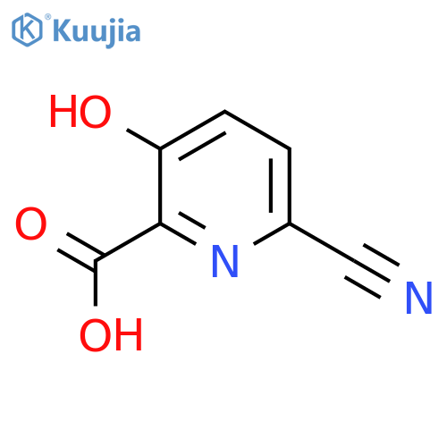 6-Cyano-3-hydroxypicolinic acid structure