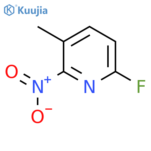 6-Fluoro-3-methyl-2-nitropyridine structure