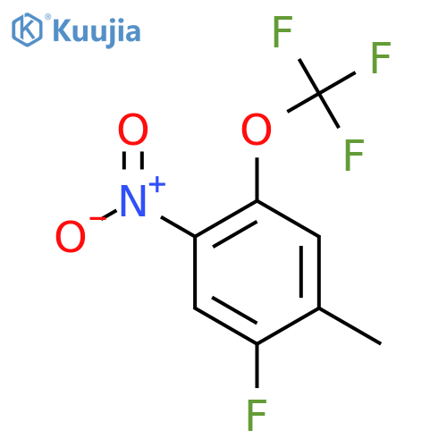 2-Fluoro-4-nitro-5-(trifluoromethoxy)toluene structure