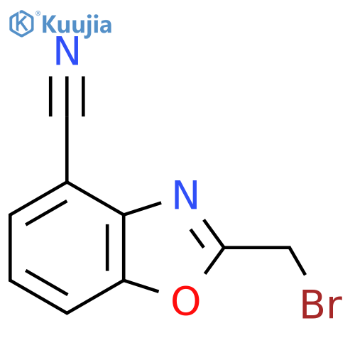 2-(Bromomethyl)-4-cyanobenzo[d]oxazole structure