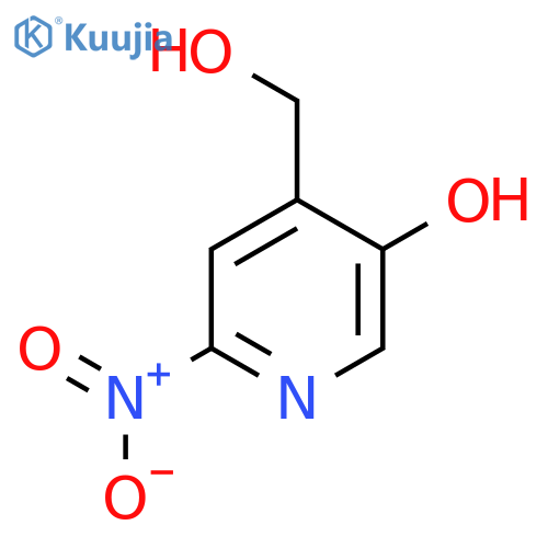 5-Hydroxy-2-nitropyridine-4-methanol structure