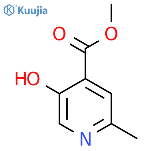 Methyl 5-hydroxy-2-methylisonicotinate structure