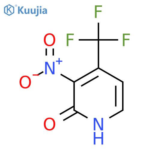 2-Hydroxy-3-nitro-4-(trifluoromethyl)pyridine structure