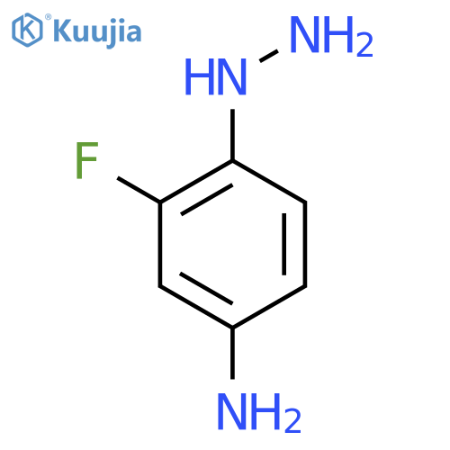 4-Amino-2-fluorophenylhydrazine structure