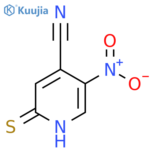 2-Mercapto-5-nitroisonicotinonitrile structure