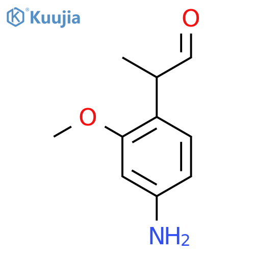 4-Amino-2-methoxyphenylpropanal structure