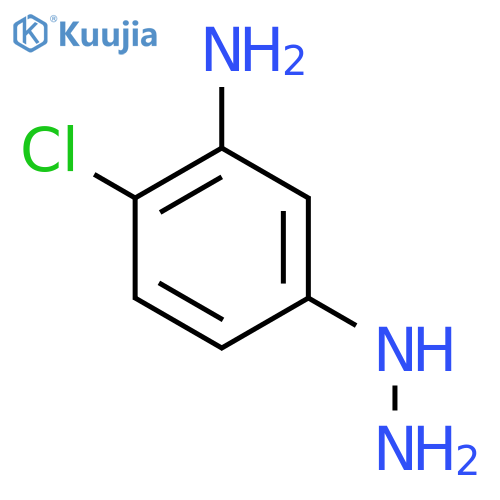 3-Amino-4-chlorophenylhydrazine structure