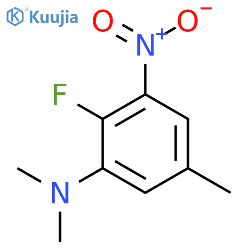 2-Fluoro-3-nitro-N,N,5-trimethylaniline structure