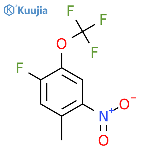 5-Fluoro-2-nitro-4-(trifluoromethoxy)toluene structure