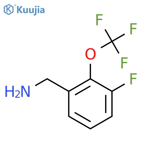 3-Fluoro-2-(trifluoromethoxy)benzylamine structure